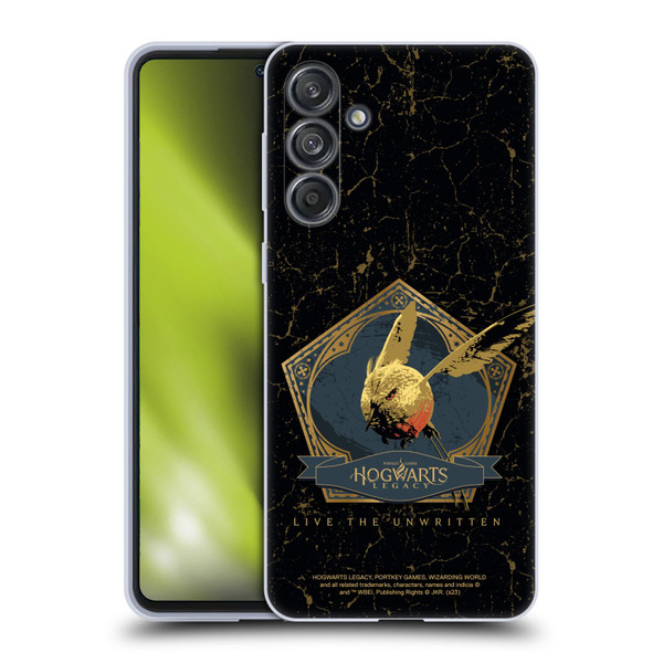 Hogwarts Legacy Graphics Golden Snidget Soft Gel Case for Samsung Galaxy M55 5G