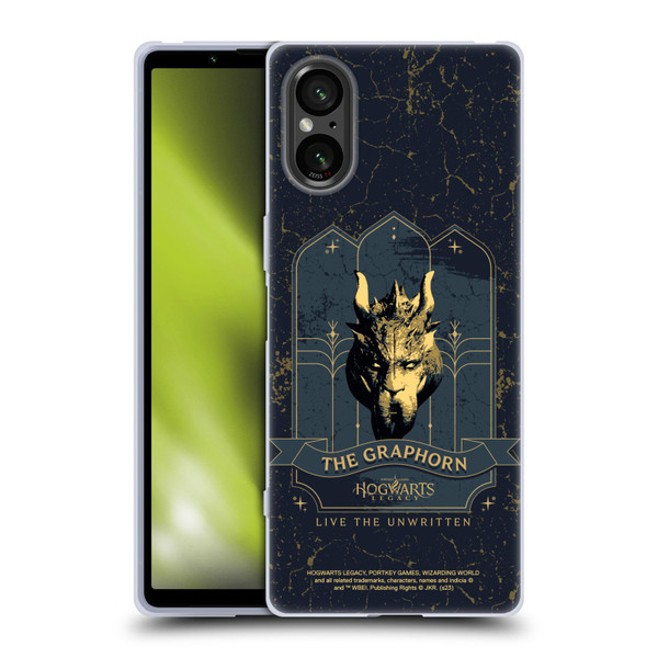Hogwarts Legacy Graphics The Graphorn Soft Gel Case for Sony Xperia 5 V 5G
