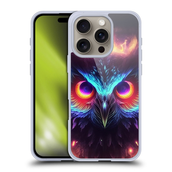 Wumples Cosmic Animals Owl Soft Gel Case for Apple iPhone 16 Pro