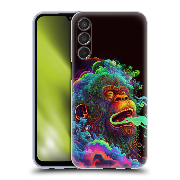 Wumples Cosmic Animals Clouded Monkey Soft Gel Case for Samsung Galaxy M15/F15 5G