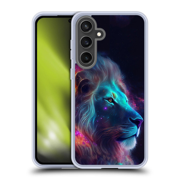 Wumples Cosmic Animals Lion Soft Gel Case for Samsung Galaxy S24 FE