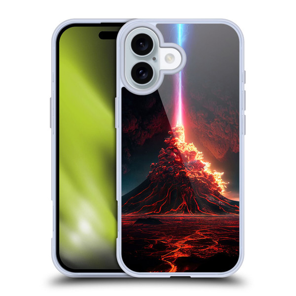Wumples Cosmic Universe Int Eruption Soft Gel Case for Apple iPhone 16