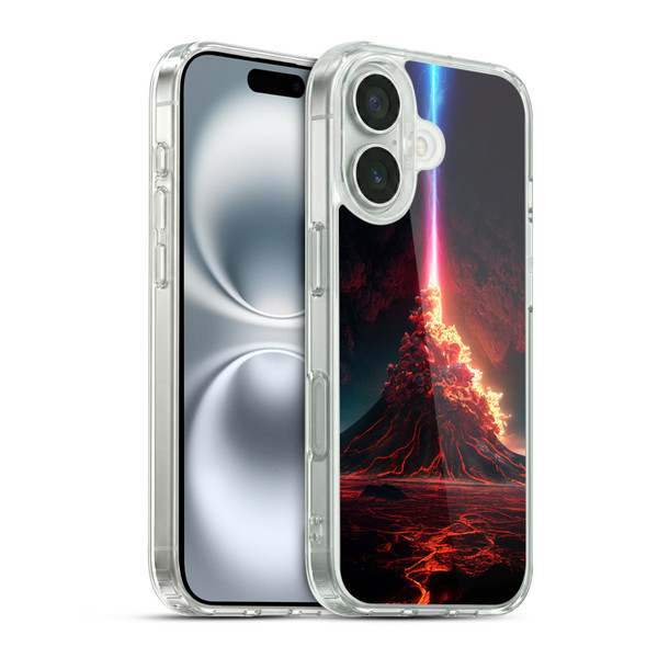 Wumples Cosmic Universe Int Eruption Soft Gel Case for Apple iPhone 16 & MagSafe