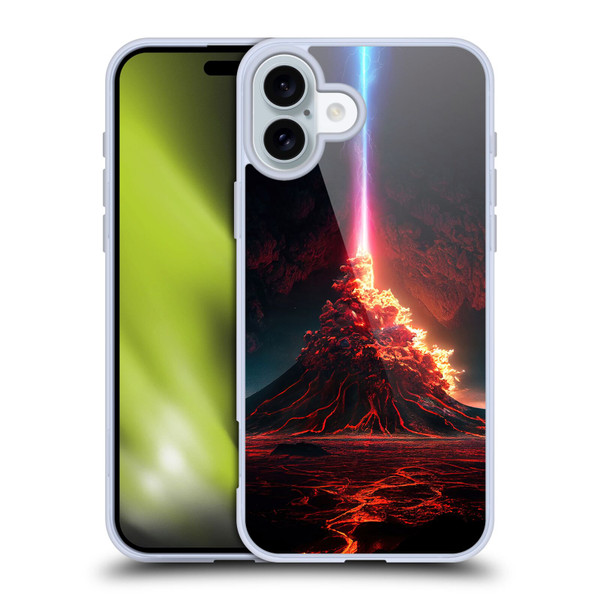 Wumples Cosmic Universe Int Eruption Soft Gel Case for Apple iPhone 16 Plus