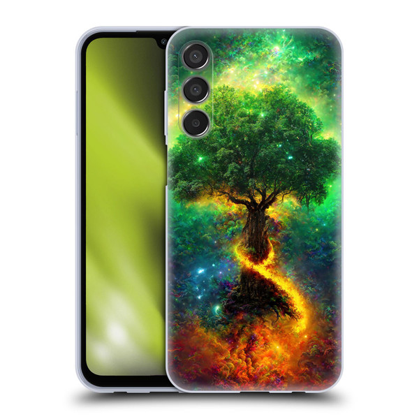 Wumples Cosmic Universe Yggdrasil, Norse Tree Of Life Soft Gel Case for Samsung Galaxy M15/F15 5G