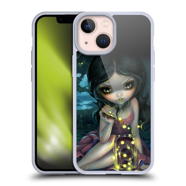 Strangeling Art Fireflies in Summer Soft Gel Case for Apple iPhone 13 Mini