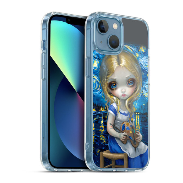 Strangeling Art Impressionist Night Soft Gel Case for Apple iPhone 13 Mini & MagSafe