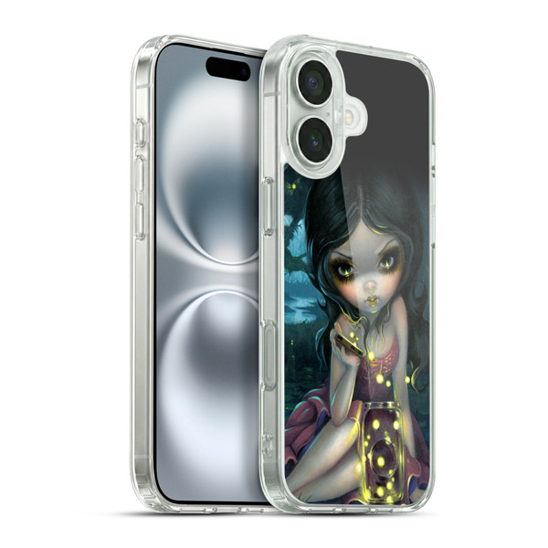 Strangeling Art Fireflies in Summer Soft Gel Case for Apple iPhone 16 Plus & MagSafe