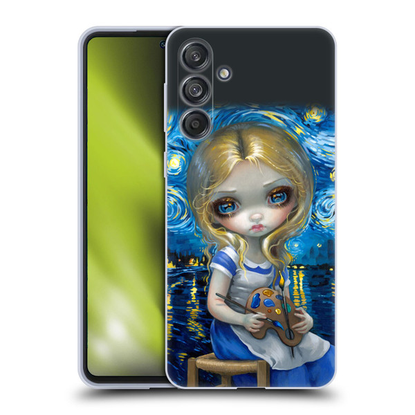 Strangeling Art Impressionist Night Soft Gel Case for Samsung Galaxy M55 5G