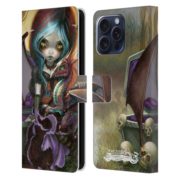 Strangeling Dragon Vampire Fairy Leather Book Wallet Case Cover For Apple iPhone 16 Pro Max