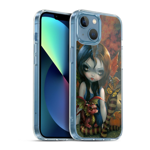 Strangeling Dragon Autumn Fairy Soft Gel Case for Apple iPhone 13 Mini & MagSafe