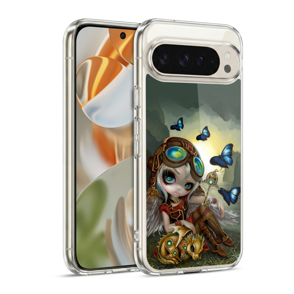 Strangeling Dragon Steampunk Fairy Soft Gel Case for Google Pixel 9 / Pixel 9 Pro
