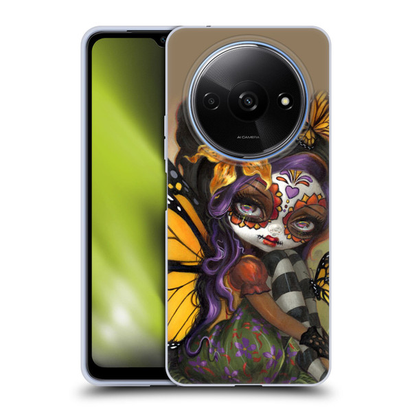 Strangeling Fairy Art Day of Dead Butterfly Soft Gel Case for Xiaomi Redmi A3