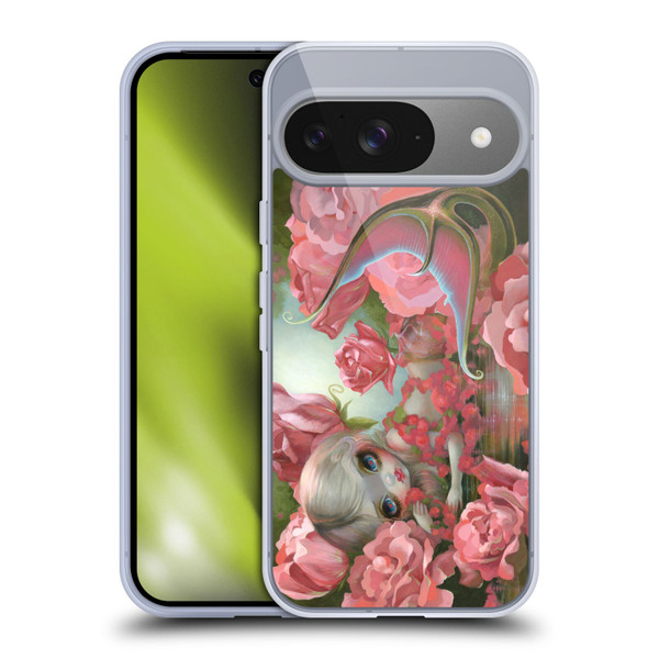 Strangeling Mermaid Roses Soft Gel Case for Google Pixel 9 / Pixel 9 Pro