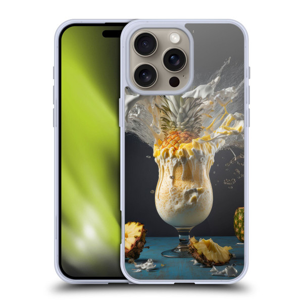 Spacescapes Cocktails Piña Colada Pop Soft Gel Case for Apple iPhone 16 Pro Max