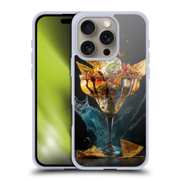 Spacescapes Cocktails Nacho Martini Soft Gel Case for Apple iPhone 16 Pro