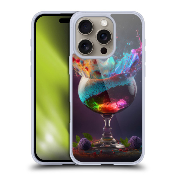 Spacescapes Cocktails Universal Magic Soft Gel Case for Apple iPhone 16 Pro