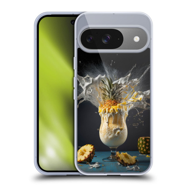 Spacescapes Cocktails Piña Colada Pop Soft Gel Case for Google Pixel 9 / Pixel 9 Pro