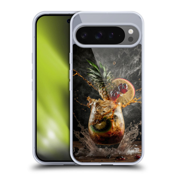 Spacescapes Cocktails Exploding Mai Tai Soft Gel Case for Google Pixel 9 Pro XL