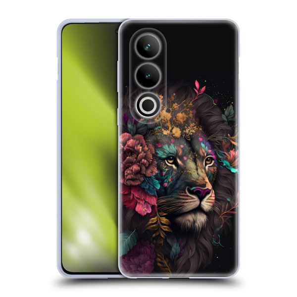 Spacescapes Floral Lions Ethereal Petals Soft Gel Case for OPPO OnePlus Ace 3V 5G