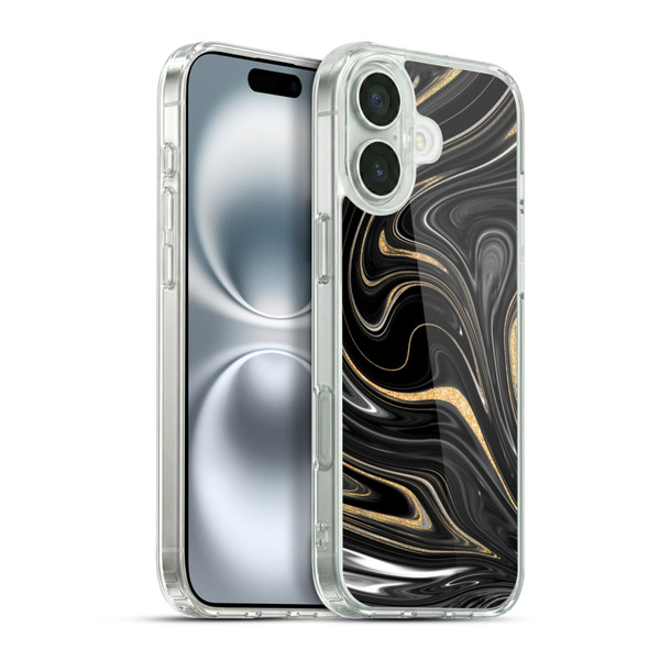 Ameritech Graphics Marble Agate Soft Gel Case for Apple iPhone 16 Plus & MagSafe