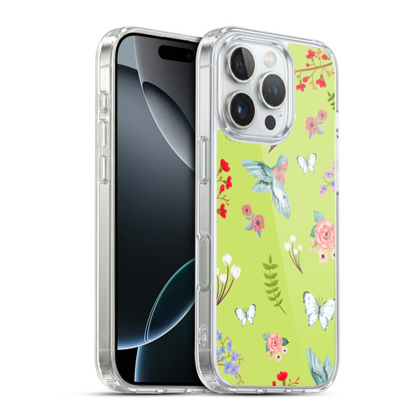 Ameritech Graphics Floral Soft Gel Case for Apple iPhone 16 Pro & MagSafe