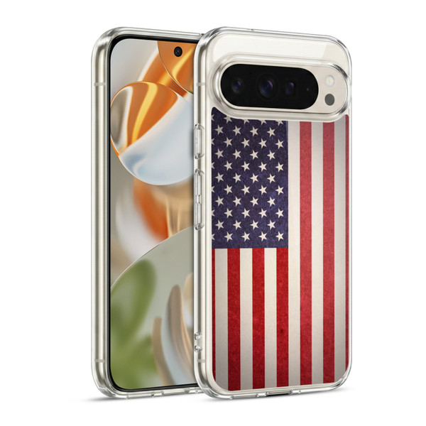 Ameritech Graphics American Flag Soft Gel Case for Google Pixel 9 / Pixel 9 Pro