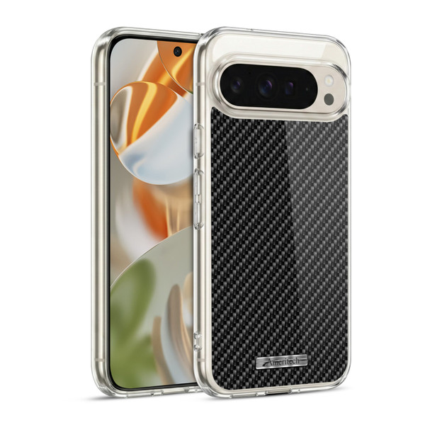 Ameritech Graphics Carbon Fiber Print Soft Gel Case for Google Pixel 9 / Pixel 9 Pro