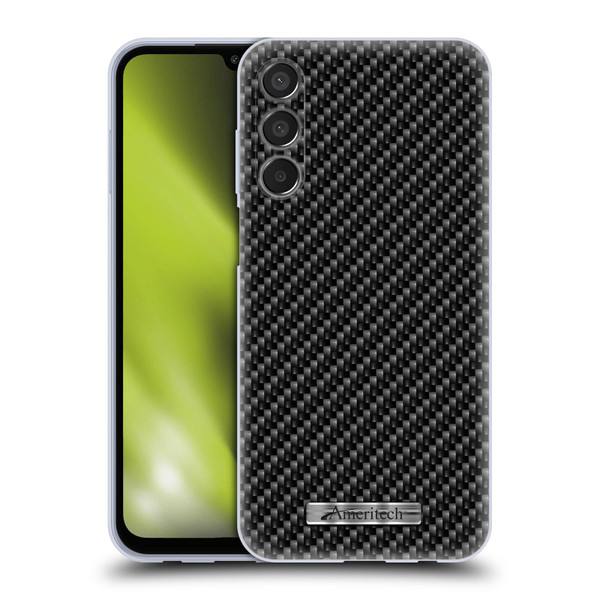 Ameritech Graphics Carbon Fiber Print Soft Gel Case for Samsung Galaxy M15/F15 5G