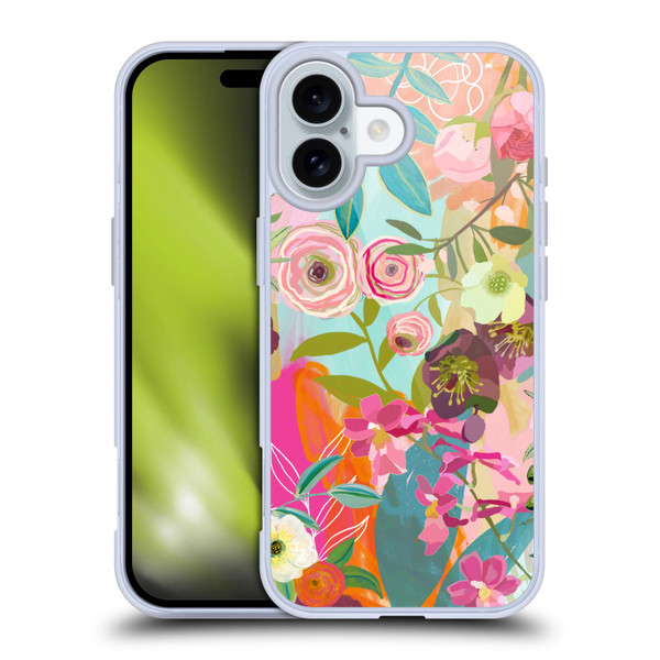 Suzanne Allard Floral Art Chase A Dream Soft Gel Case for Apple iPhone 16