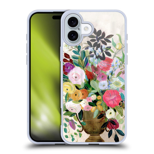 Suzanne Allard Floral Art Beauty Enthroned Soft Gel Case for Apple iPhone 16 Plus
