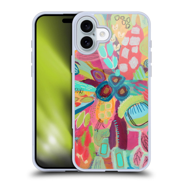 Suzanne Allard Floral Art Dancing In The Garden Soft Gel Case for Apple iPhone 16 Plus
