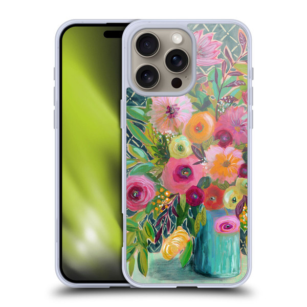 Suzanne Allard Floral Graphics Hope Springs Soft Gel Case for Apple iPhone 16 Pro Max