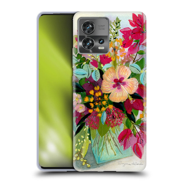 Suzanne Allard Floral Graphics Flamands Soft Gel Case for Motorola Moto Edge 30 Fusion