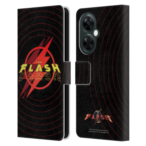 The Flash 2023 Graphics Logo Leather Book Wallet Case Cover For OnePlus Nord CE 3 Lite 5G