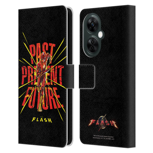 The Flash 2023 Graphics Speed Force Leather Book Wallet Case Cover For OnePlus Nord CE 3 Lite 5G