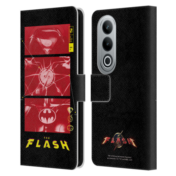 The Flash 2023 Graphics Suit Logos Leather Book Wallet Case Cover For OPPO OnePlus Ace 3V 5G