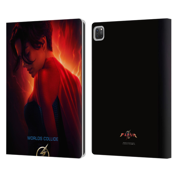 The Flash 2023 Poster Supergirl Leather Book Wallet Case Cover For Apple iPad Pro 13 M4 2024