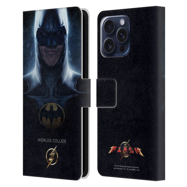 The Flash 2023 Poster Batman Leather Book Wallet Case Cover For Apple iPhone 16 Pro Max