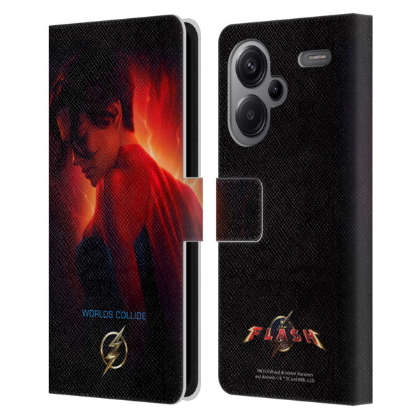 The Flash 2023 Poster Supergirl Leather Book Wallet Case Cover For Xiaomi Redmi Note 13 Pro Plus 5G
