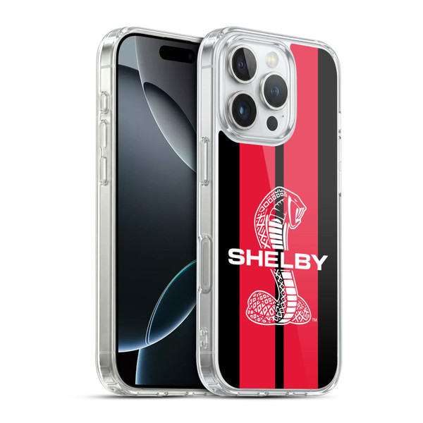 Shelby Car Graphics Red Soft Gel Case for Apple iPhone 16 Pro & MagSafe