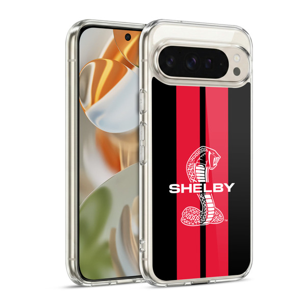 Shelby Car Graphics Red Soft Gel Case for Google Pixel 9 / Pixel 9 Pro
