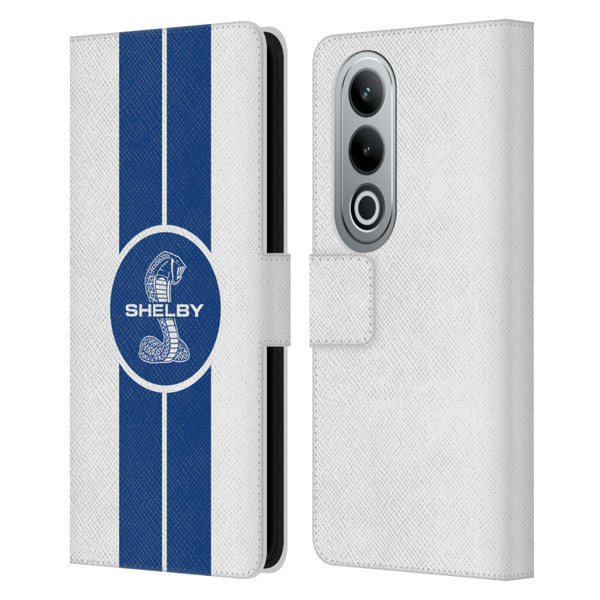 Shelby Car Graphics 1965 427 S/C White Leather Book Wallet Case Cover For OPPO OnePlus Ace 3V 5G