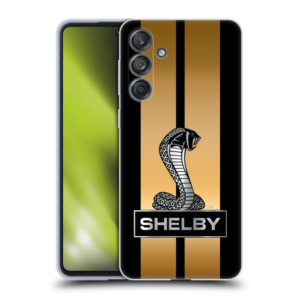 Shelby Car Graphics Gold Soft Gel Case for Samsung Galaxy M55 5G