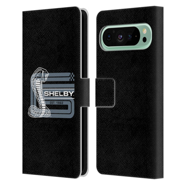 Shelby Logos CS Super Snake Leather Book Wallet Case Cover For Google Pixel 9 Pro XL