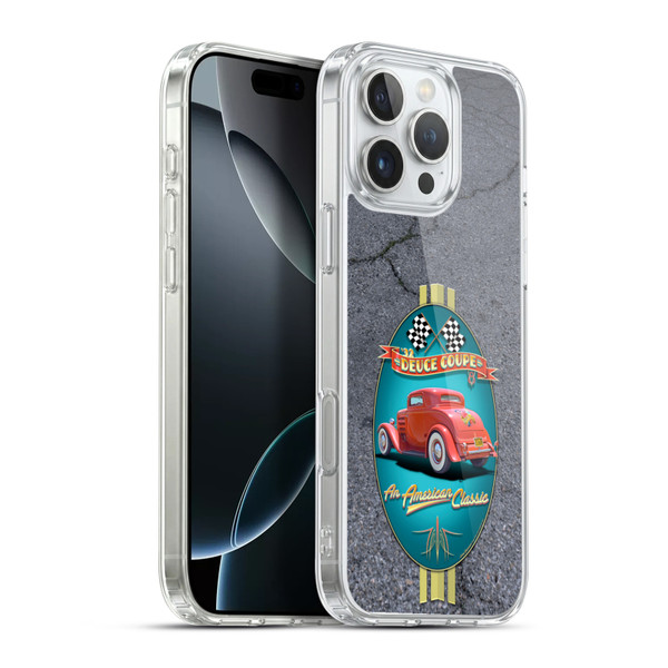 Larry Grossman Retro Collection Deuce Coupe Classic Soft Gel Case for Apple iPhone 16 Pro Max & MagSafe