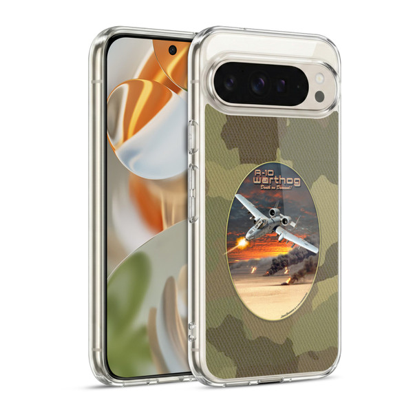 Larry Grossman Retro Collection A-10 Warthog Soft Gel Case for Google Pixel 9 / Pixel 9 Pro