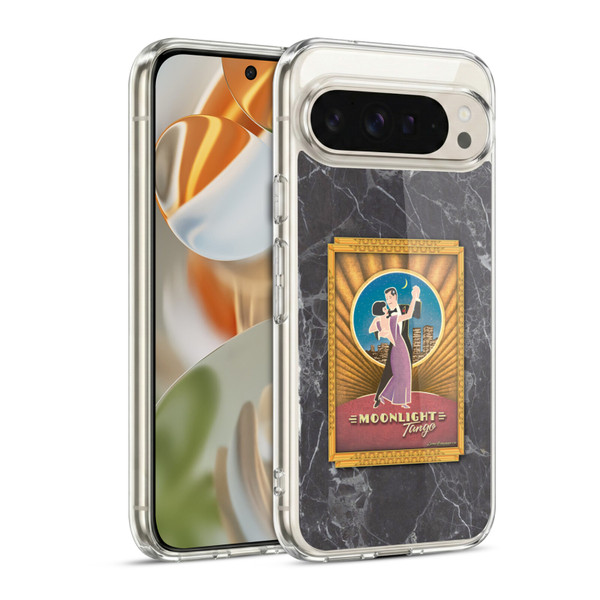 Larry Grossman Retro Collection Moonlight Tango Soft Gel Case for Google Pixel 9 / Pixel 9 Pro