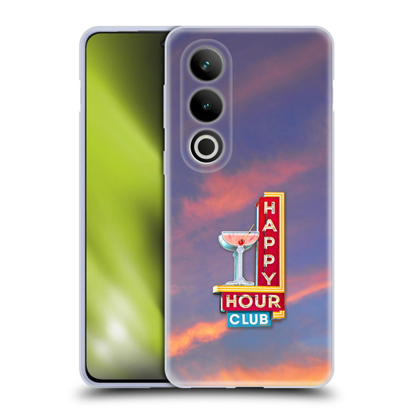 Larry Grossman Retro Collection Happy Hour Club Soft Gel Case for OPPO OnePlus Ace 3V 5G