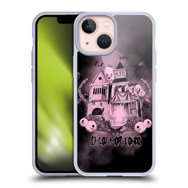 Chloe Moriondo Graphics Hotel Soft Gel Case for Apple iPhone 13 Mini